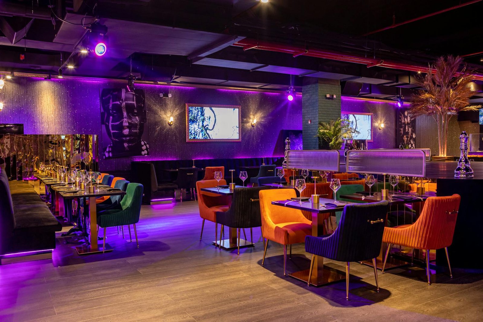 Native Harlem room after sunset